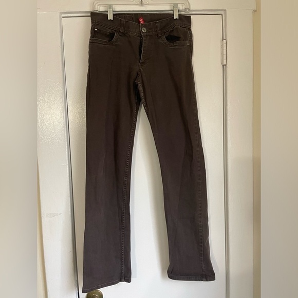 H&M Denim - H & M Brown straight leg jeans size 6